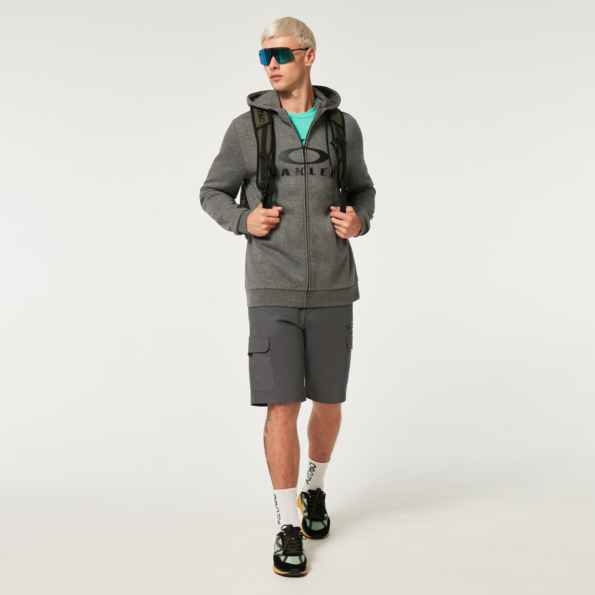 Sweat à Capuche OAKLEY BARK FZ 2.0 New Athletic Grey