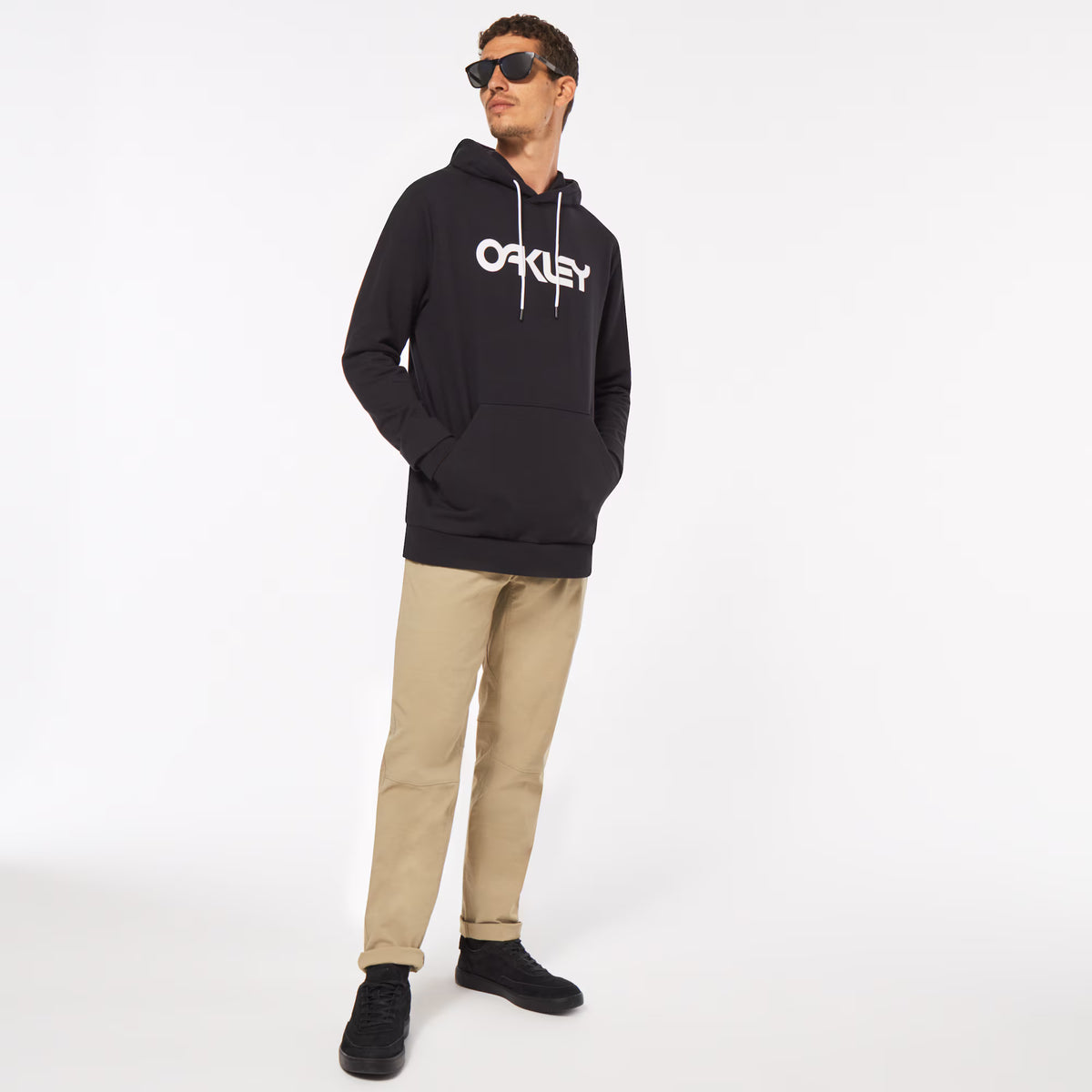 Sweat à Capuche OAKLEY B1B PO  2.0 Noir/Blanc