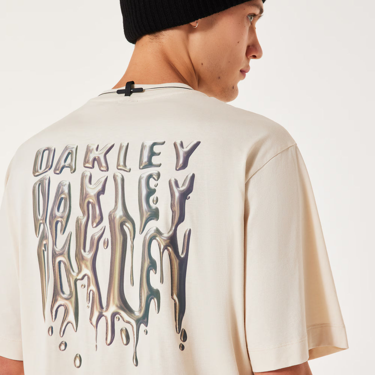 T-Shirt OAKLEY STACKED METAL Mist