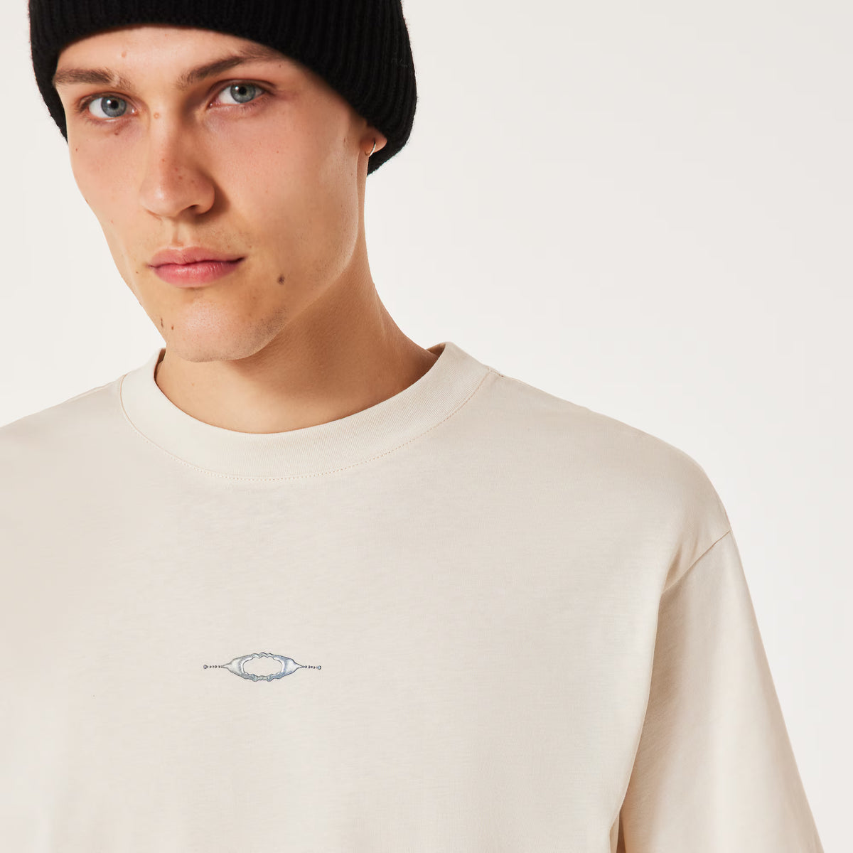 T-Shirt OAKLEY STACKED METAL Mist