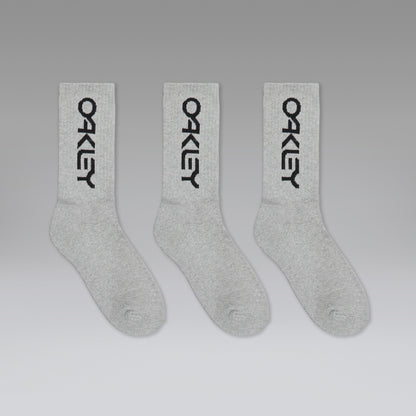 Chaussettes OAKLEY B1B SOCKS 2.0 Gris (x3 paires)