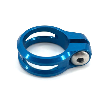 Collier de Selle HOPE Serrage Ecrou Bleu