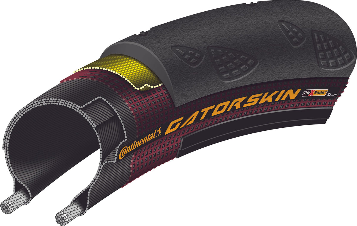 Pneu CONTINENTAL GATORSKIN 700c TubeType Full Black