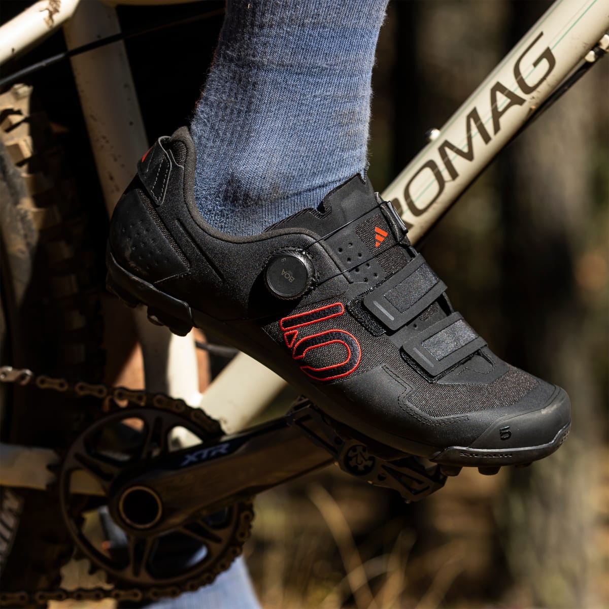 Chaussures VTT ADIDAS FIVE TEN KESTREL BOA Noir/Rouge