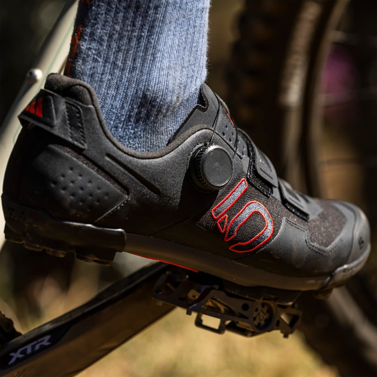 Chaussures VTT ADIDAS FIVE TEN KESTREL BOA Noir/Rouge