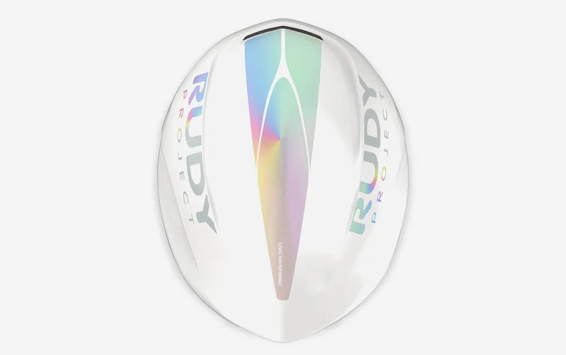 Casque Route RUDY PROJECT NYTRON PRO Blanc Iridescent Matt
