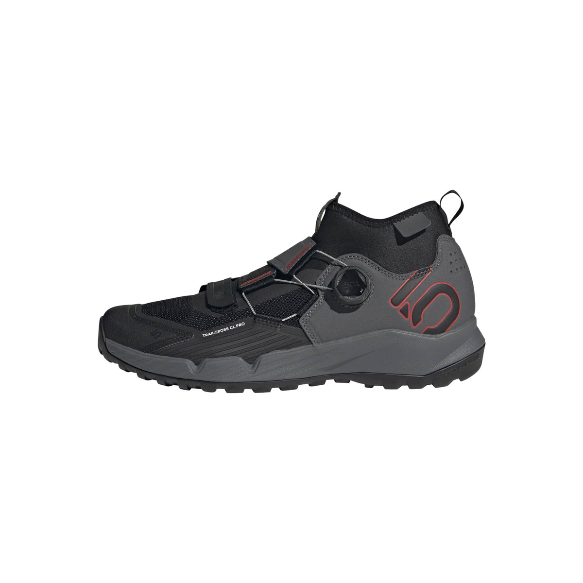Chaussures VTT ADIDAS FIVE TEN TRAILCROSS PRO CLIP-IN Gris/Noir/Rouge