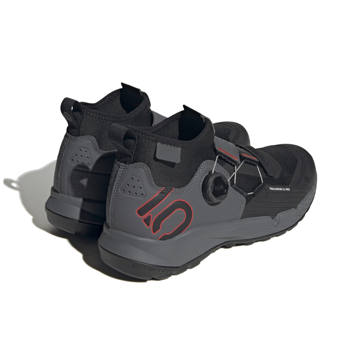 Chaussures VTT ADIDAS FIVE TEN TRAILCROSS PRO CLIP-IN Gris/Noir/Rouge