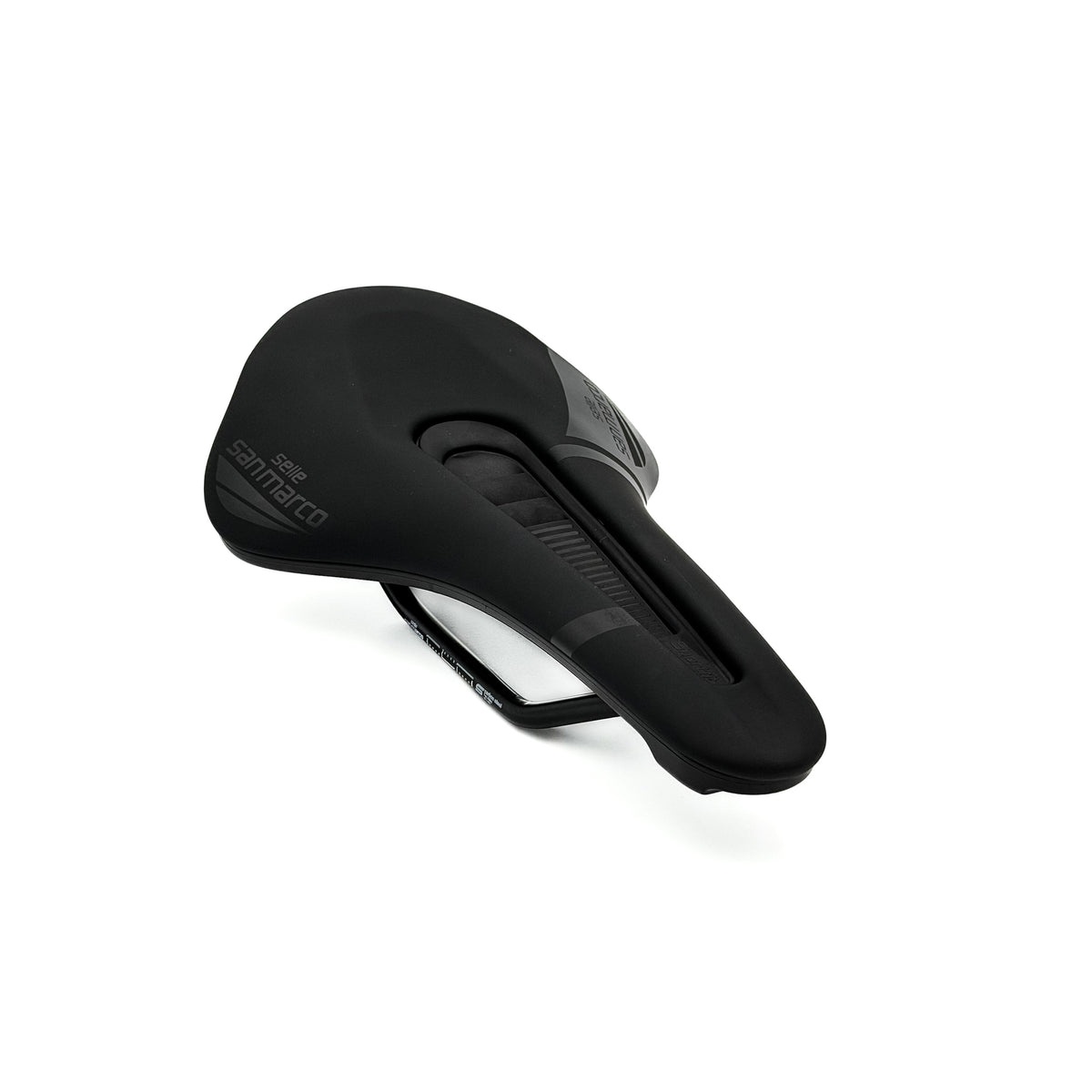 Selle SAN MARCO SHORTFIT 2.0 OPEN-FIT S3 Largeur 140mm Rails Fec