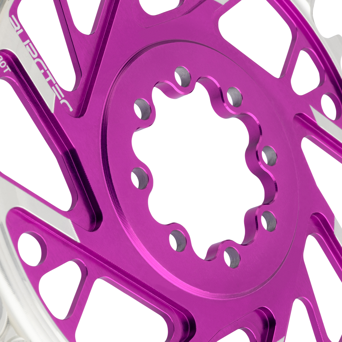 Plateau Mono BURGTEC THICK THIN 12V BOOST Direct Mount  8 Vis T-Type Narrow Wide Offset 3mm Violet