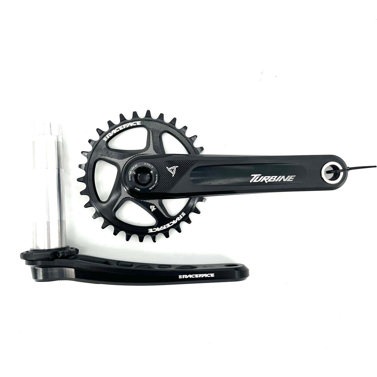 Pédalier Mono RACE FACE TURBINE CINCH Shimano 12 Vitesses