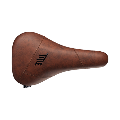 Selle Title JS1 marron, vue de dessus