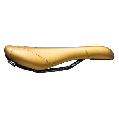 Selle Title JS1 or, vue de profil