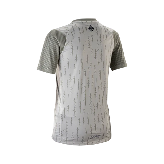 Maillot LEATT  MTB TRAIL 3.0 Femme Manches Courtes Gris/Blanc