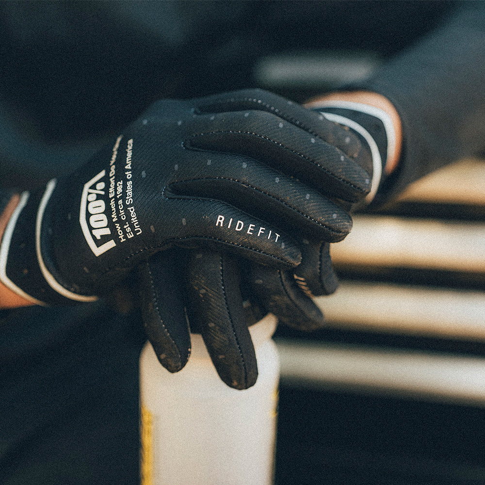Gants 100% RIDEFIT Noir