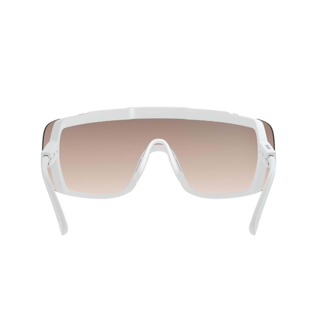 Lunettes POC DEVOUR MID + Blanc Verre Clarity Trail Partly Sunny Silver