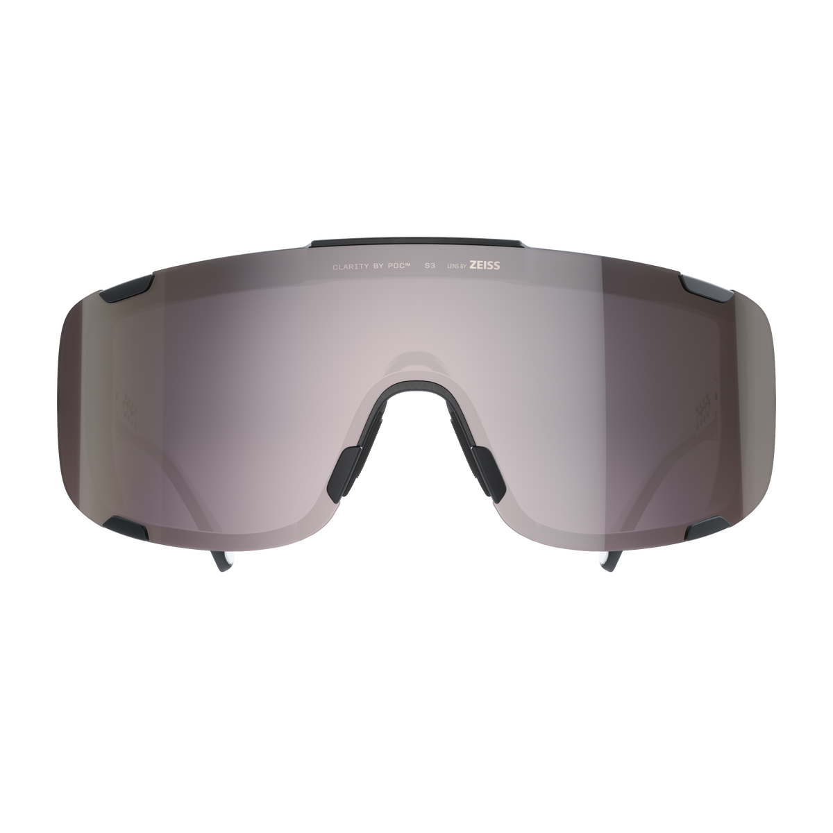 Lunettes POC DEVOUR MID + Noir Verre Clarity Road Sunny Silver