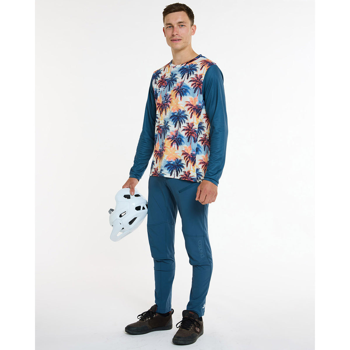 Maillot DHARCO GRAVITY VENICE BEACH Manches Longues Bleu