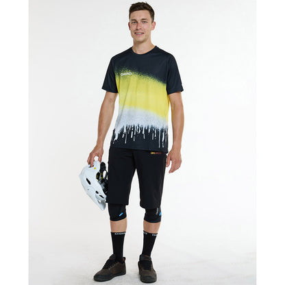 Maillot DHARCO ACID RAIN Manches Courtes Noir/Jaune
