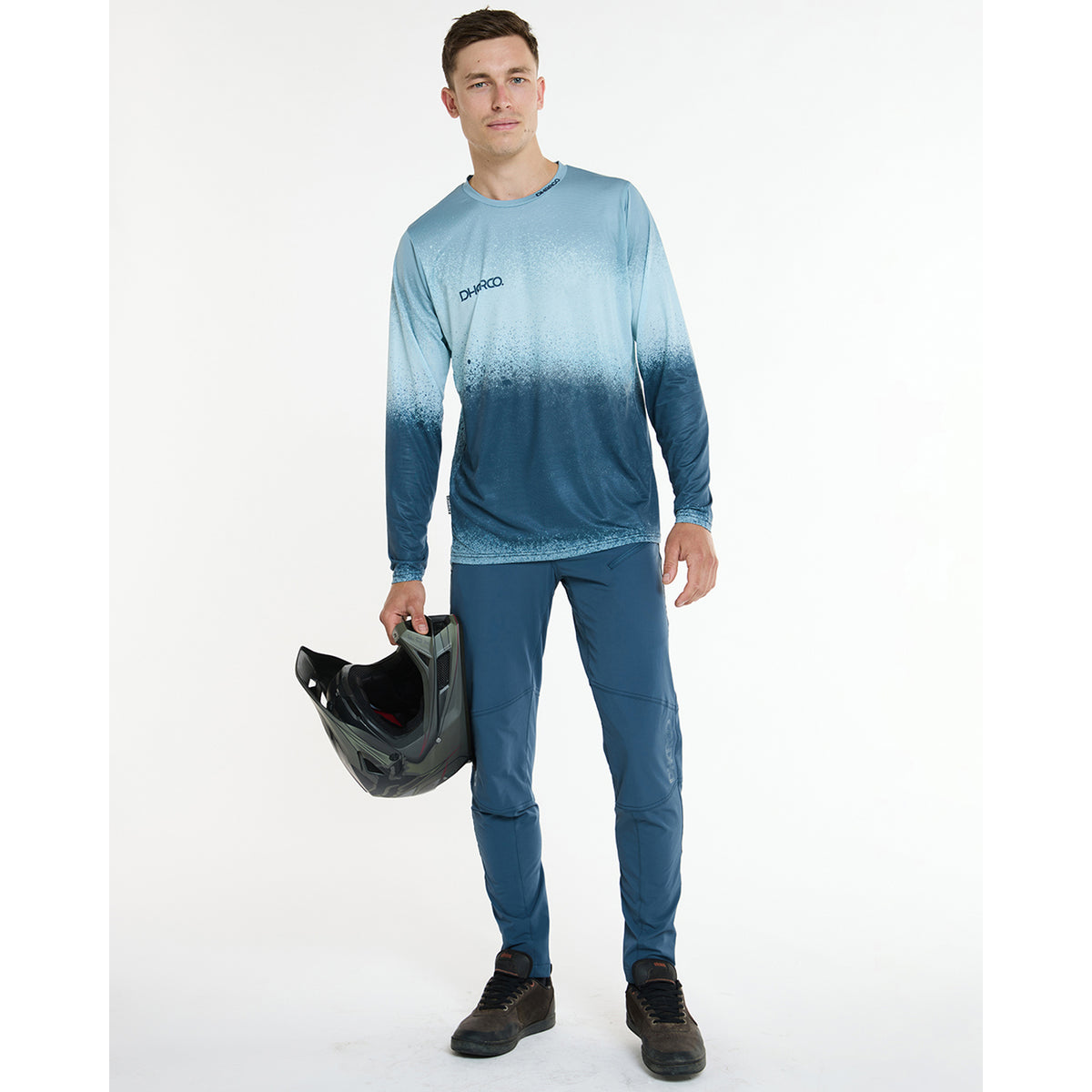 Maillot DHARCO RACE NU WAVE Manches Longues Bleu