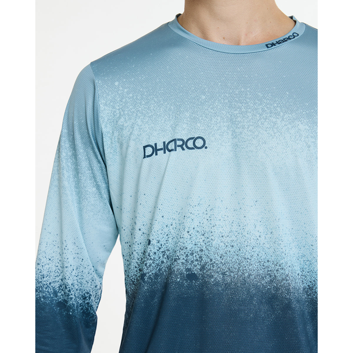 Maillot DHARCO RACE NU WAVE Manches Longues Bleu