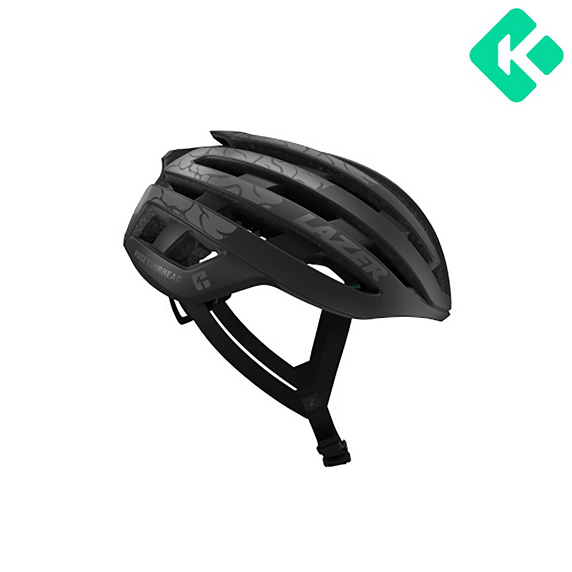 Casque Route LAZER Z1 KINETICORE Blanc/Noir - Édition Limitée UYH Use Your Head + LED