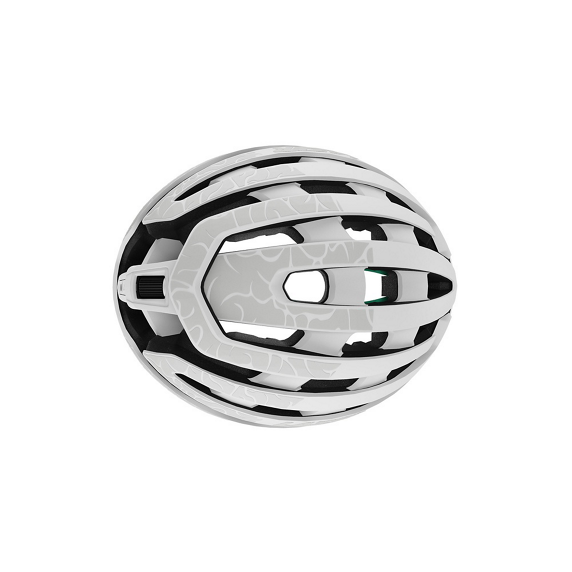Casque Route LAZER Z1 KINETICORE Blanc Matt - Édition Limitée UYH Use Your Head + LED