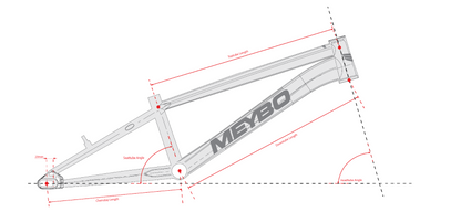 BMX MEYBO Superclass Pro 22" Gris/Orange 2025