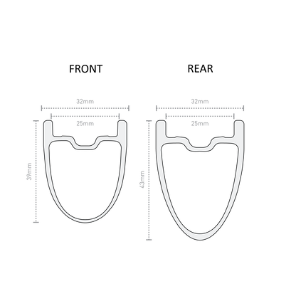 Roue Arrière ENVE SES 3.4 Tubeless Ready (Center Lock) Noir