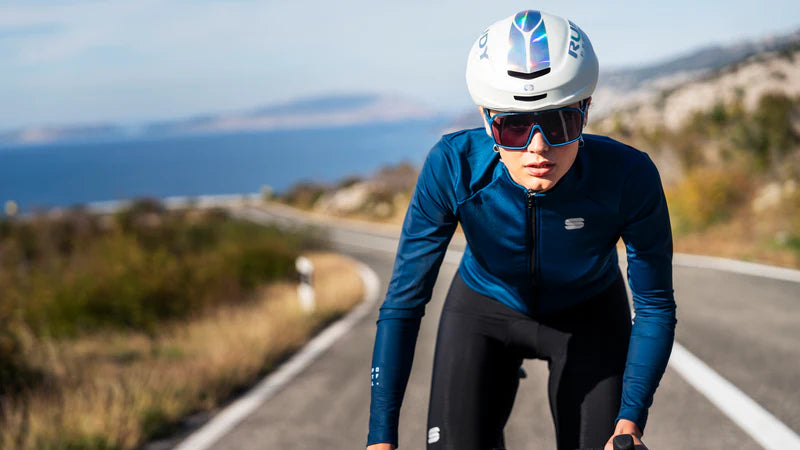 Casque Route RUDY PROJECT NYTRON PRO Blanc Iridescent Matt