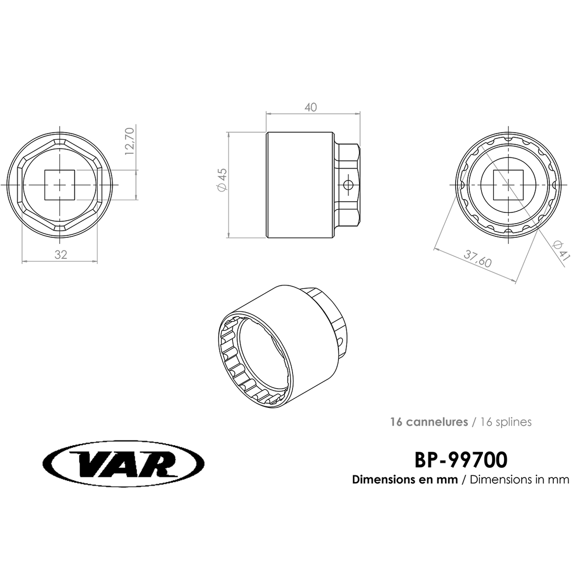 Outil pour Contre-écrou Manivelles Shimano VAE STEPS VAR BP-99700