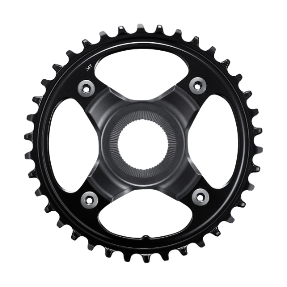 Plateau Mono E-Bike SHIMANO SM-CRE80-B 10/11V Ligne de chaine 55mm
