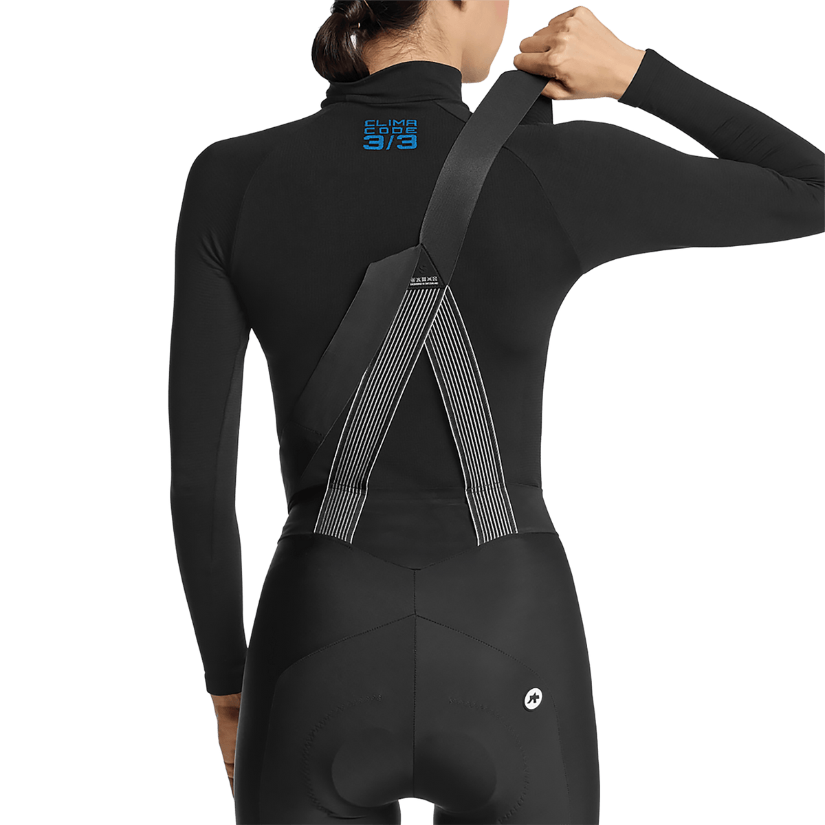 Sous-Vêtement ASSOS WINTER SKIN P1 Manches Longues Femme Noir