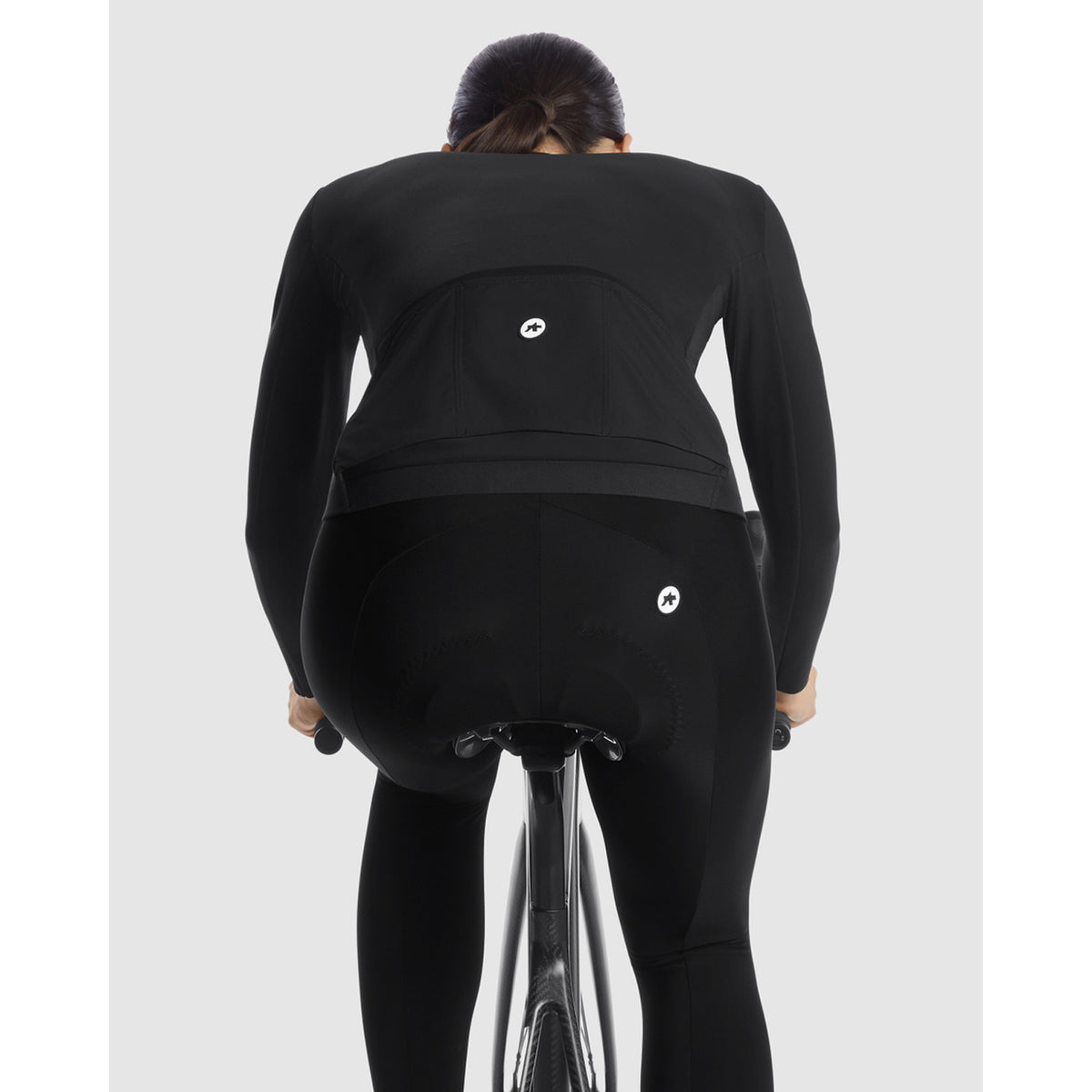 Maillot ASSOS UMA GT SPRING FALL C2 Manches Longues Femme Noir