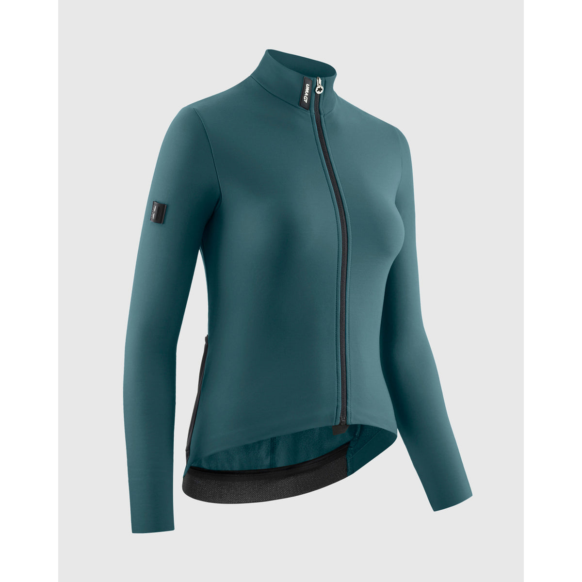 Maillot ASSOS UMA GT SPRING FALL C2 Manches Longues Femme Foundation Green