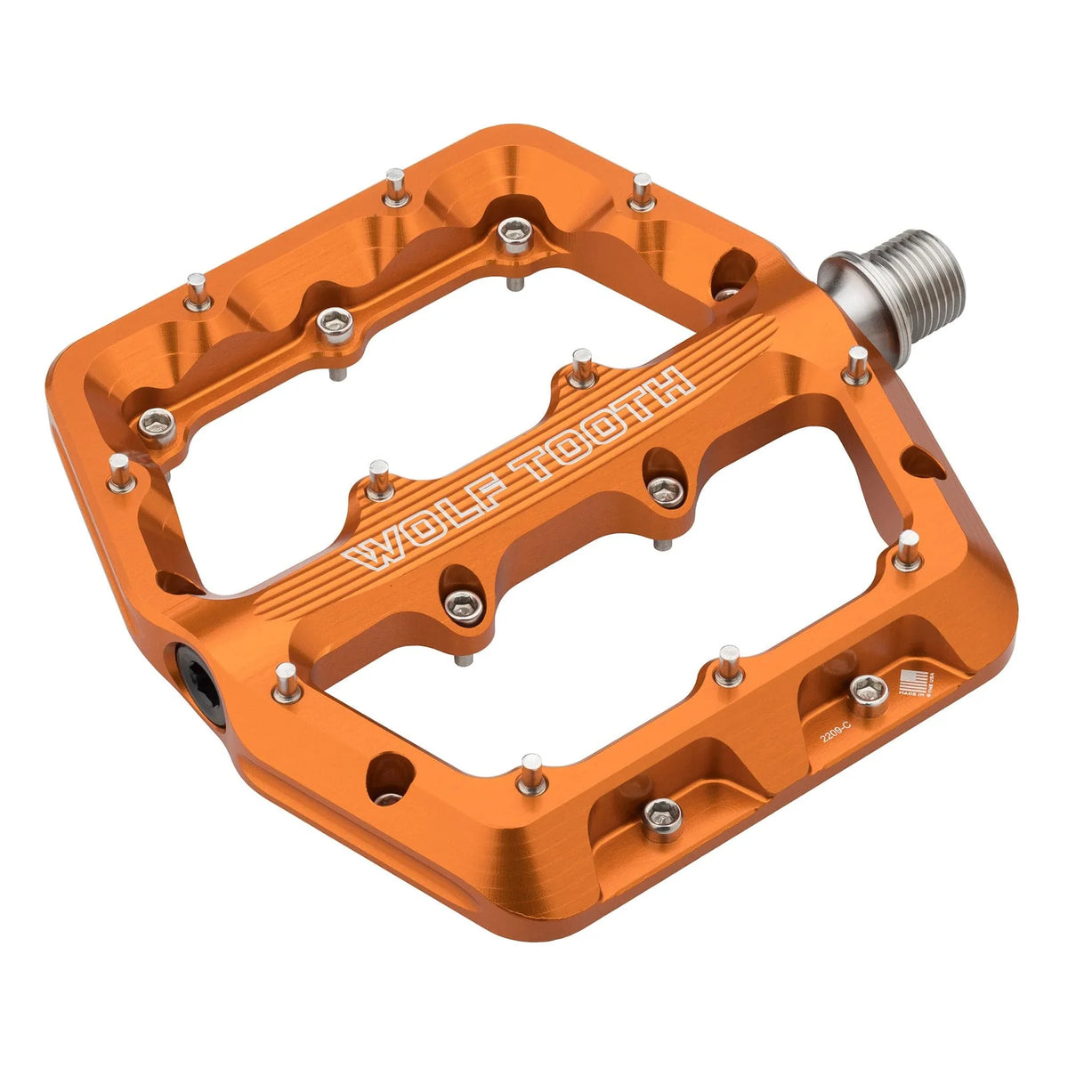 Pédales Plates WOLF TOOTH WAVEFORM Small Orange