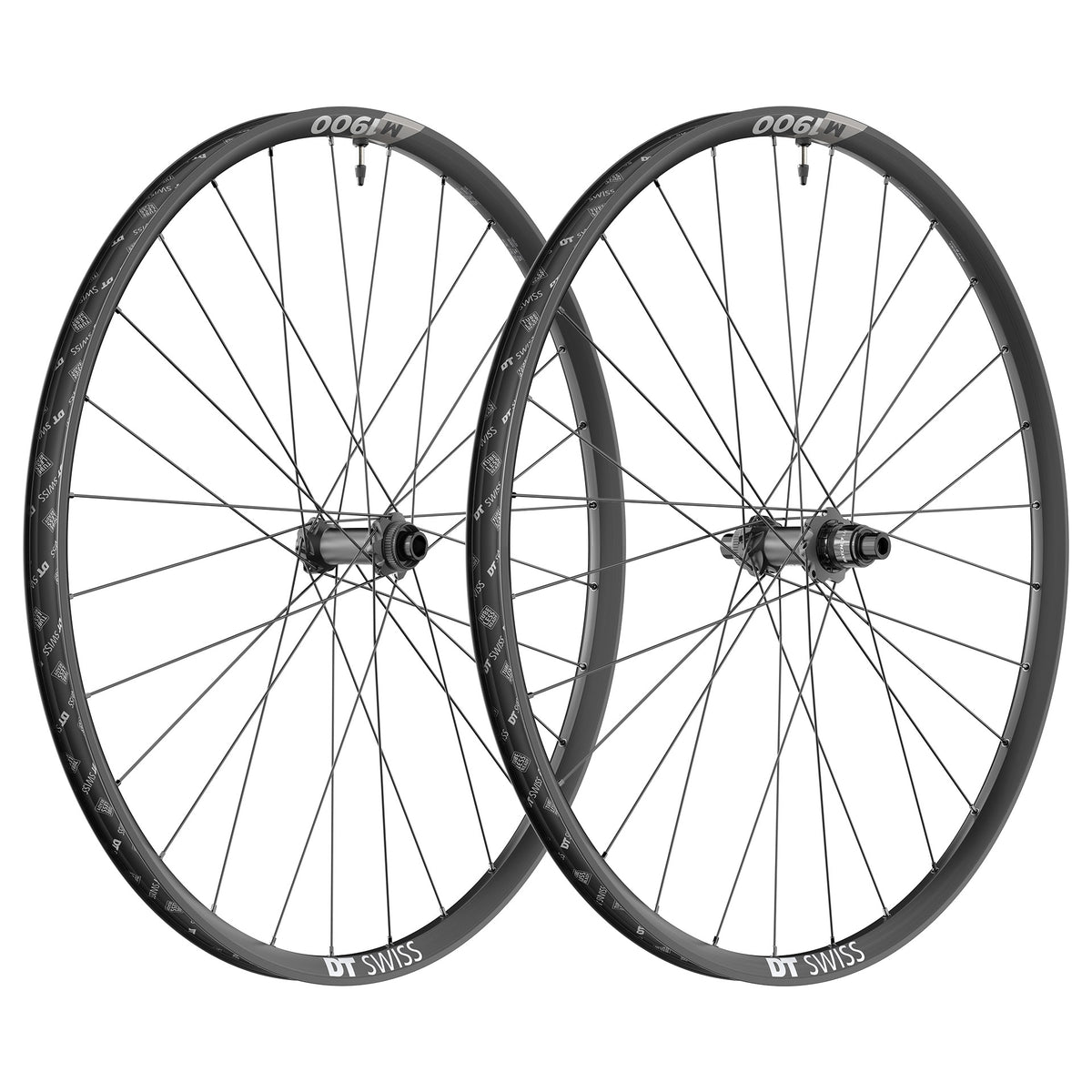 Paire de Roues DT SWISS M 1900 SPLINE 30 mm 27.5'' 15x100/12x142mm