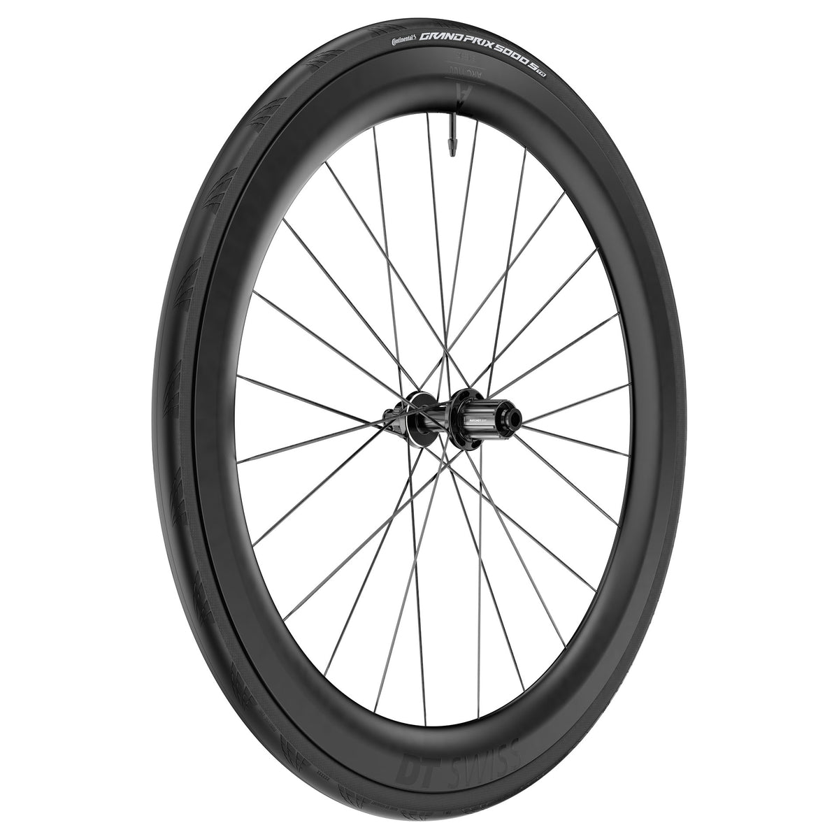 Roue Arrière DT SWISS ARC 1100 DICUT WTS 55 Tubeless Ready (Center Lock) Noir