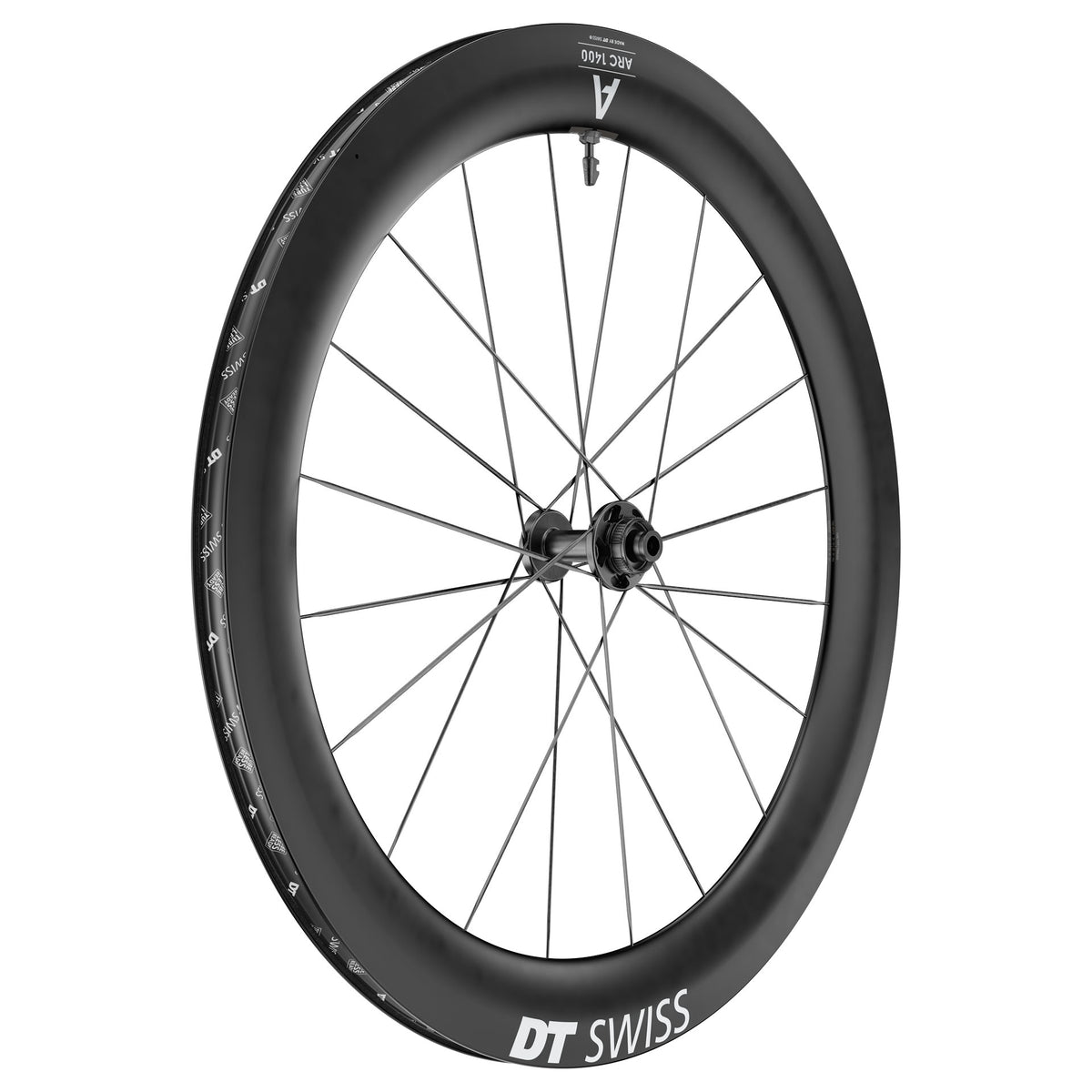 Roue Avant DT SWISS ARC 1400 DICUT 65 Tubeless Ready (Center Lock)