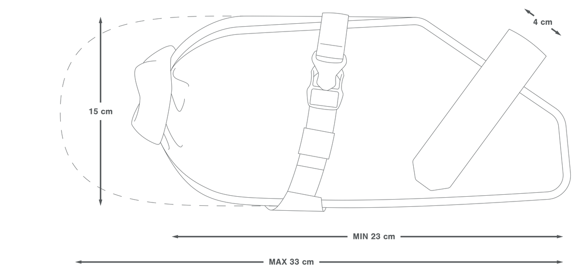 Sacoche de Selle APIDURA RACING SADDLE PACK 5 L Noir