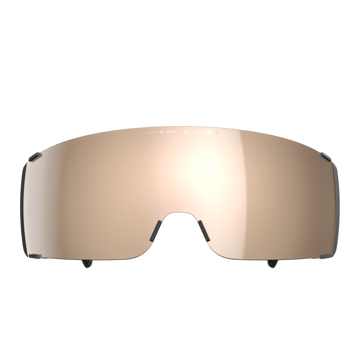 Lunettes POC PROPEL + Noir Verre Clarity Trail Partly Sunny Silver