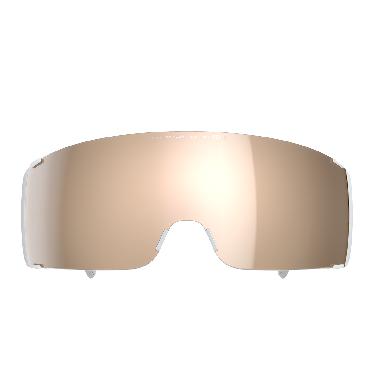 Lunettes POC PROPEL + Blanc Verre Clarity Trail Partly Sunny Silver