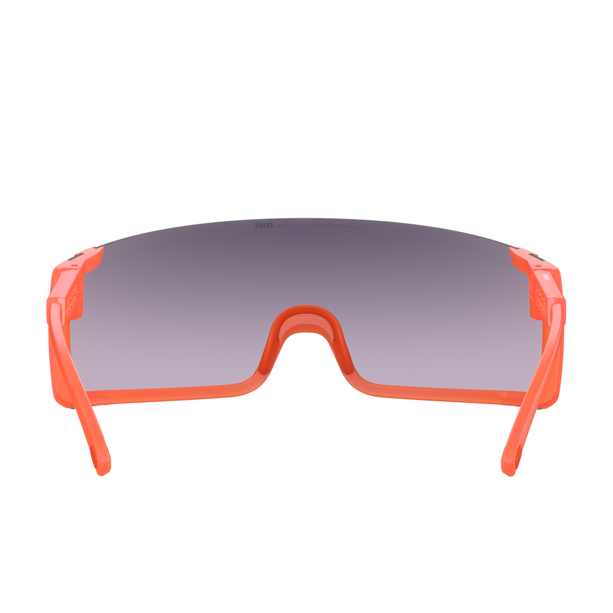 Lunettes POC PROPEL Fluorescent Orange Translucide Verre Clarity Road Sunny Gold