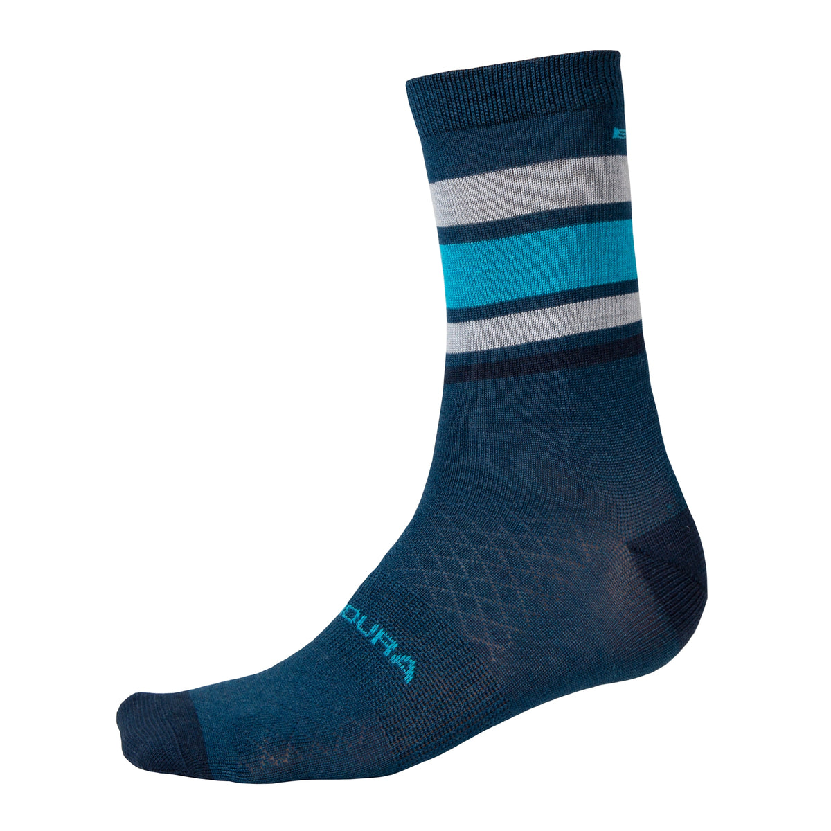 Chaussettes ENDURA BAABAA MERINO STRIPE Bleu