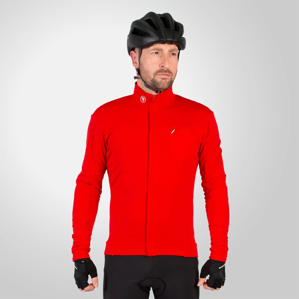 Maillot ENDURA XTRACT ROUBAIX Manches Longues Rouge