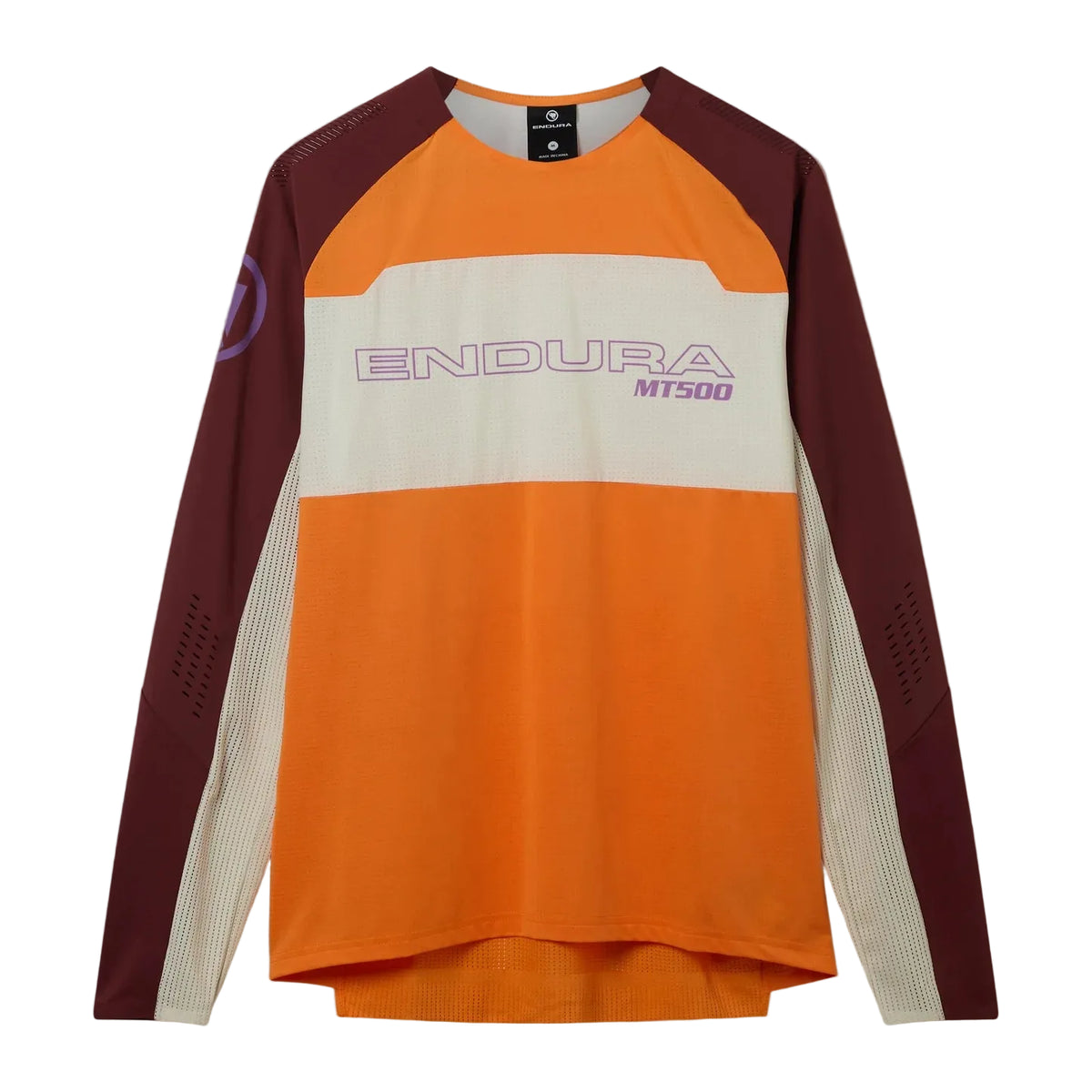 Maillot ENDURA MT500 BURNER LITE Manches Longues Orange
