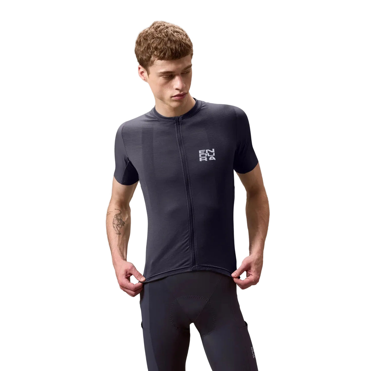 Maillot ENDURA ALLTRACK RIDE Manches Courtes Carbon Gris