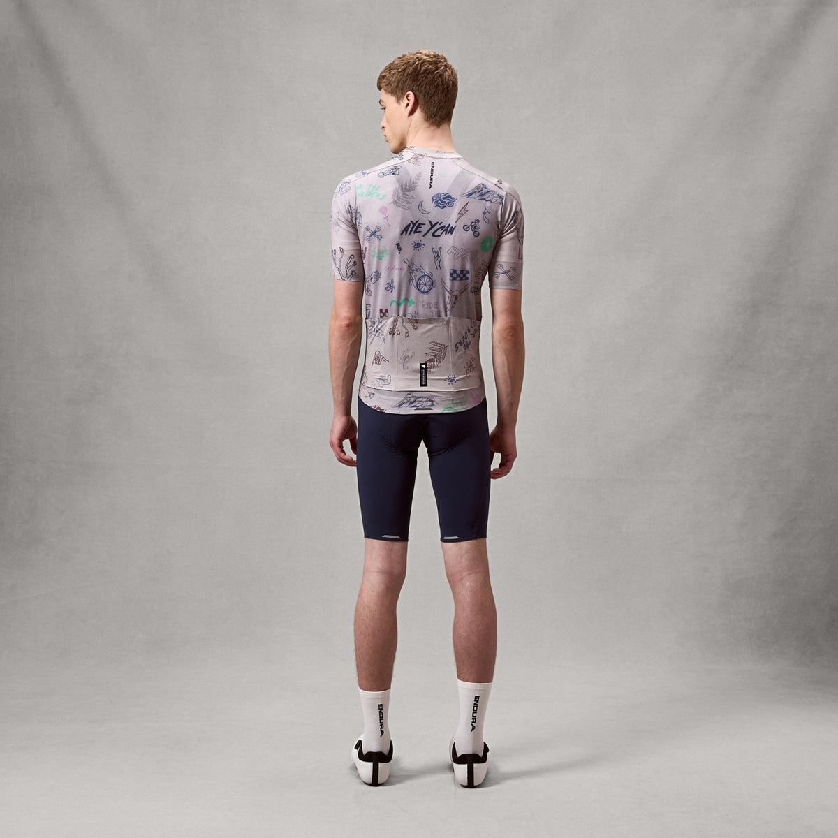 Maillot ENDURA PRO SL PRINT Manches Courtes Titanium