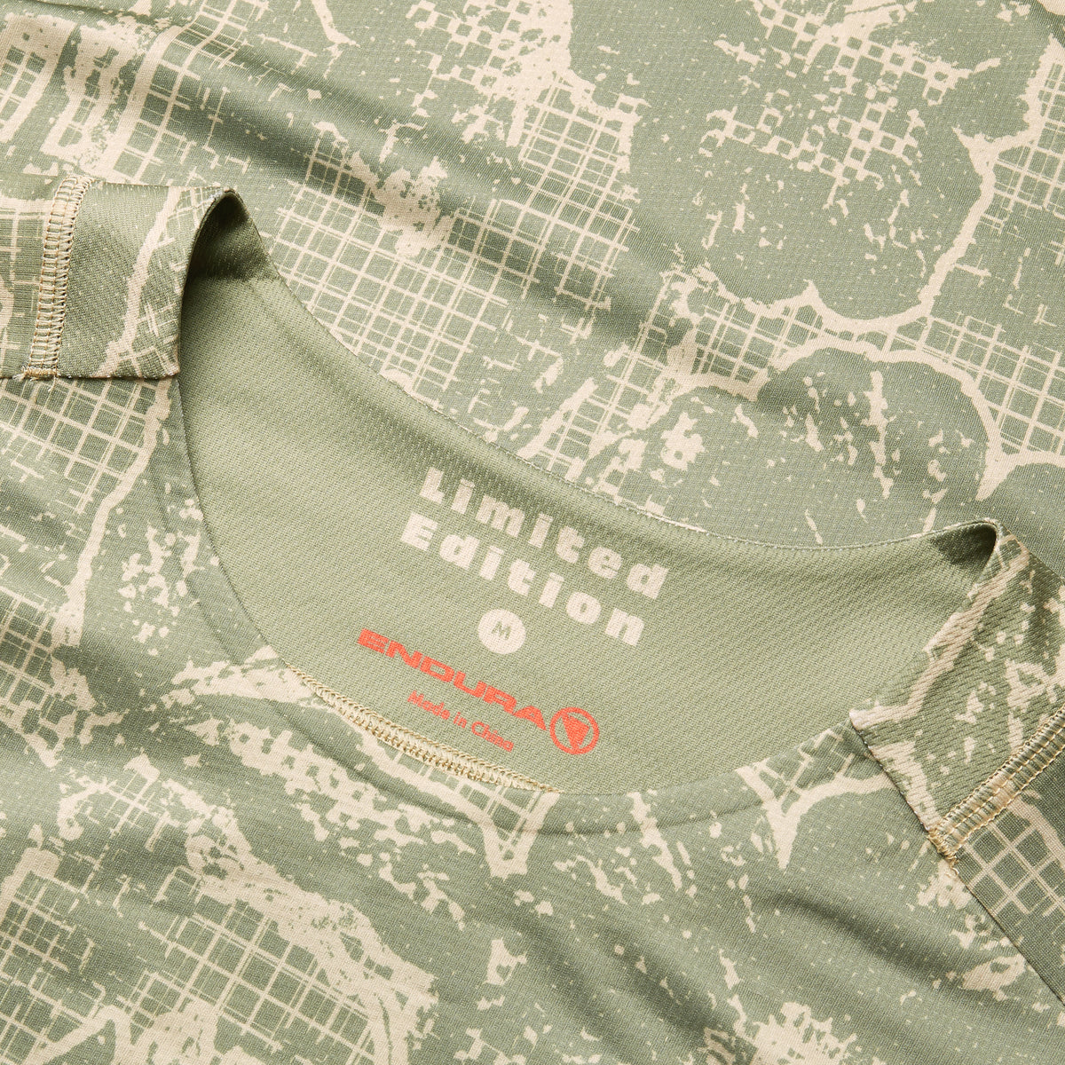 Maillot ENDURA LTD PRINTED Manches Longues Camo Kaki