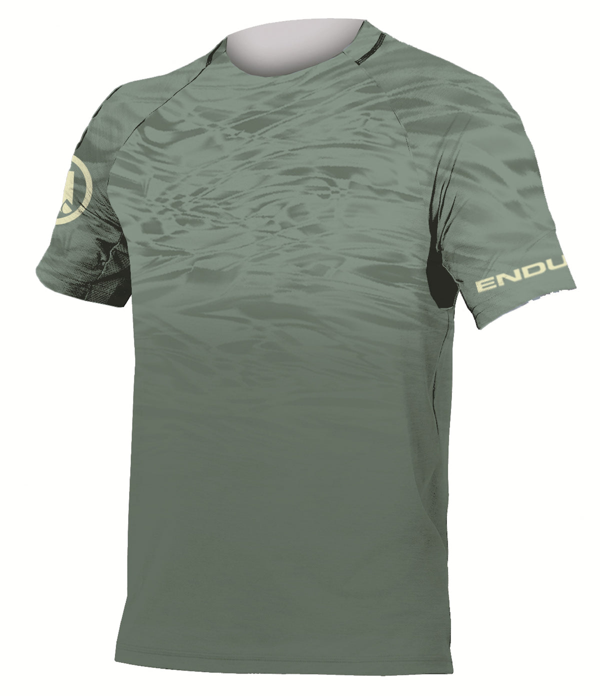 Maillot ENDURA MARBLE LTD PRINTED Manches Courtes Vert 2025